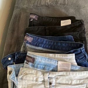 3 pairs of NYDJ jeans